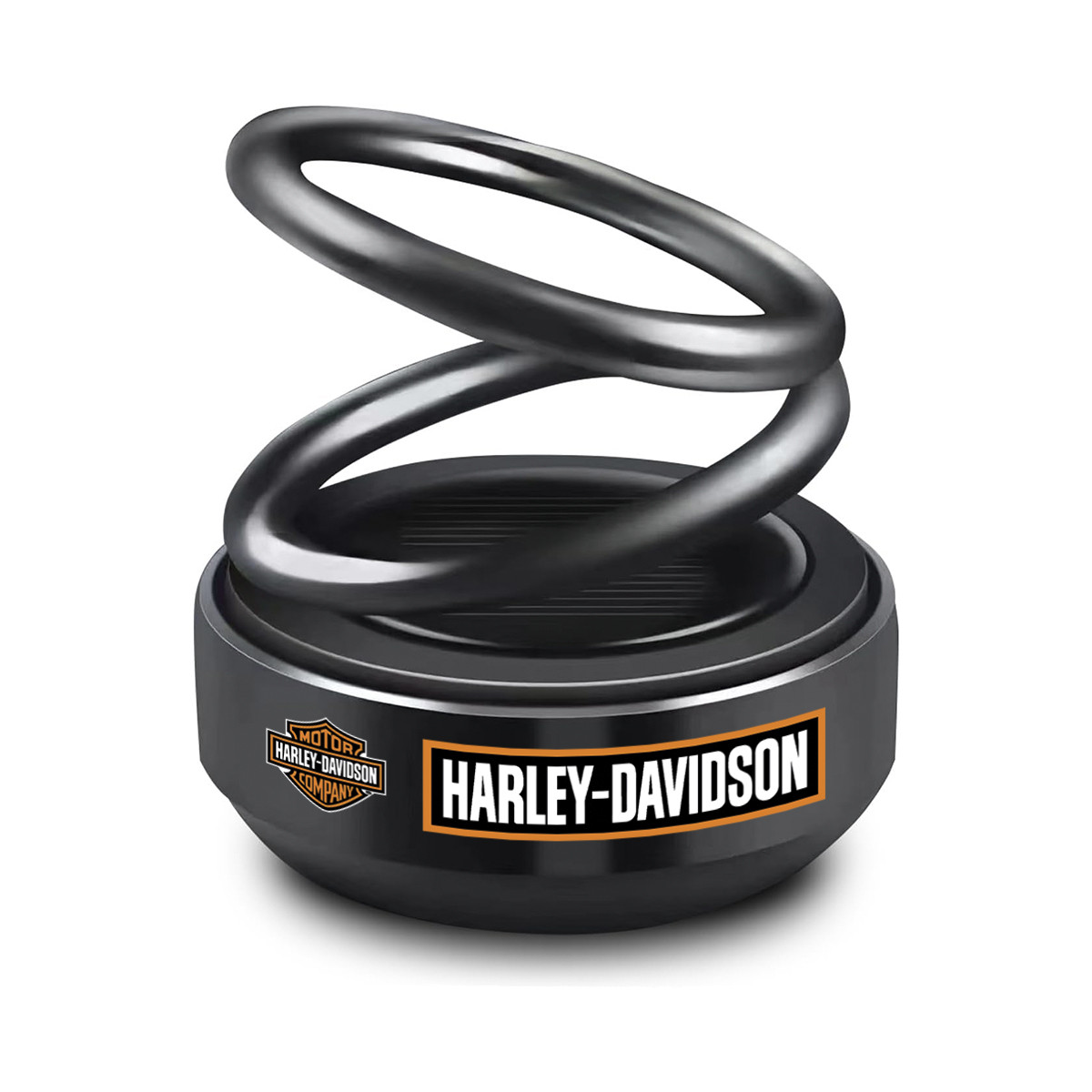 Автомобільний ароматизатор Harley-Davidson з левітуючими кільцями на сонячній енергії, фото 1