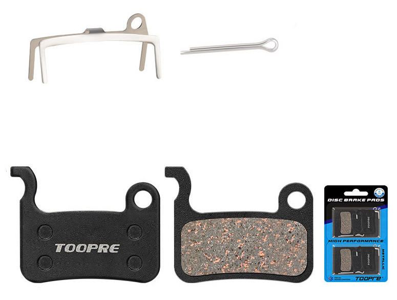 Колодки гальмівні TOOPRE  TP-01D, 2 пари (4шт) для SHIMANO M975, M966, M965, M800, M776, M775, M765, M665, M601, M596, M595, M585, фото 1