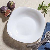 Супова квадратна тарілка зі склокераміки Bormioli Parma 23 см