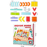 Пізнавальна навчальна мозаїка-головоломка 23x23 см, фото 2