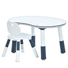 Столик M 6179 в кор-ці, дерево, 82-9-57см, синій-4