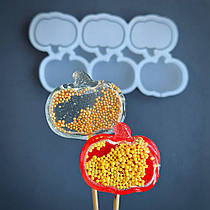 Силіконовий молд "Гарбуз — брязкальце"