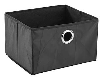 Ящик чорний тканинний для зберігання 32Х27 см