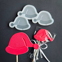 Силіконовий молд для льодяників "Шапочка"