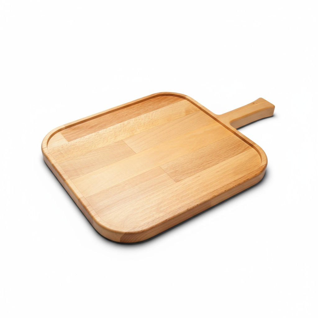 Сервірувальна дошка дерев'яна тарілка для подачі стейка шашлику м'ясних страв та нарізки 36х24 см "Аквадро", фото 1