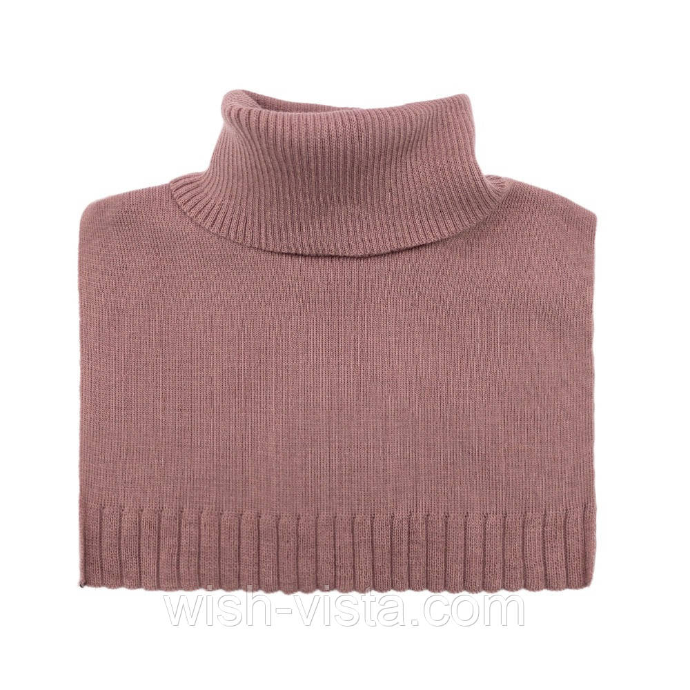 Манишка на шию Luxyart для дітей і дорослих One Size Пудровий (KQ-1028), фото 1