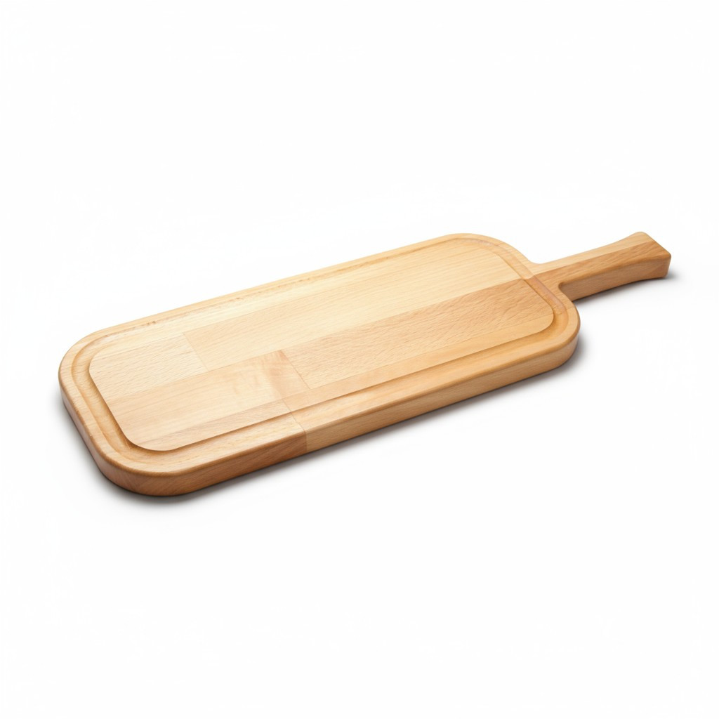Сервірувальна дошка дерев'яна тарілка для подачі стейка шашлику м'ясних страв та нарізки 42х13 см "Алонг", фото 1
