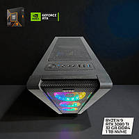 Ігровий та робочий ПК AMD Ryzen 9 5900X / NVIDIA RTX 3080 / 32 GB DDR4 / 1 TB SSD M2 NVME / ASUS PRIME AMD 570P