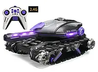 Танк на радіокеруванні з сенсорним браслетом на гусеничному ході стріляє орбізами Акумулятор 1000mAh Радіокеровані танки на пульті