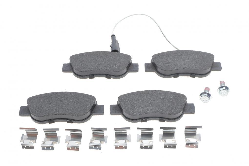 Колодки гальмівні (передні) Fiat Panda 03-/500/500C 07-/Ford Ka II 08-16 (+датчик) BOSCH 0 986 494 114 UA61, фото 1