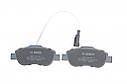 Колодки гальмівні (передні) Fiat Panda 03-/500/500C 07-/Ford Ka II 08-16 (+датчик) BOSCH 0 986 494 114 UA61, фото 5