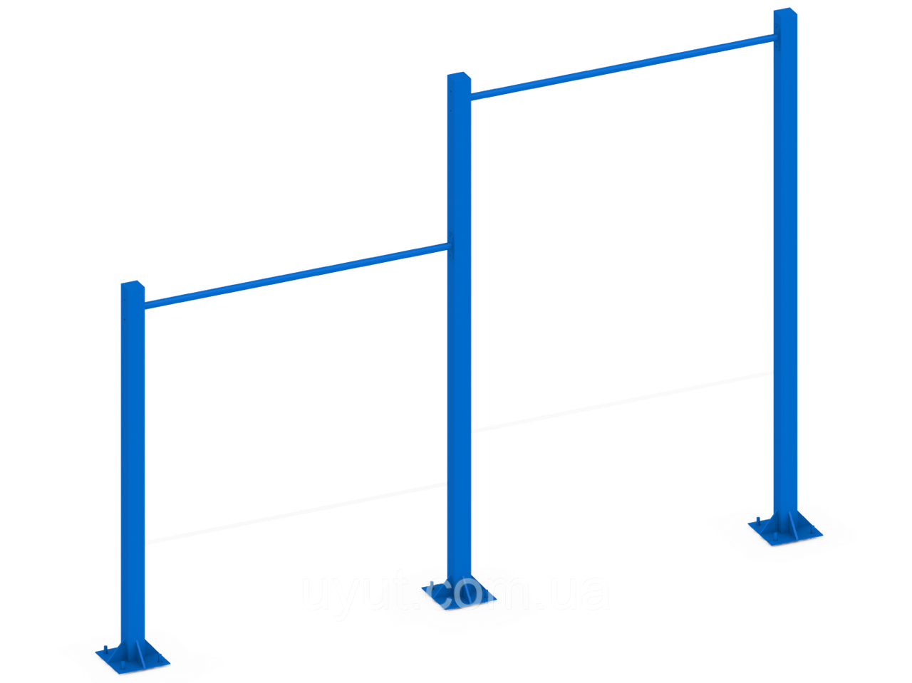 Турнік подвійний металевий C63, фото 1