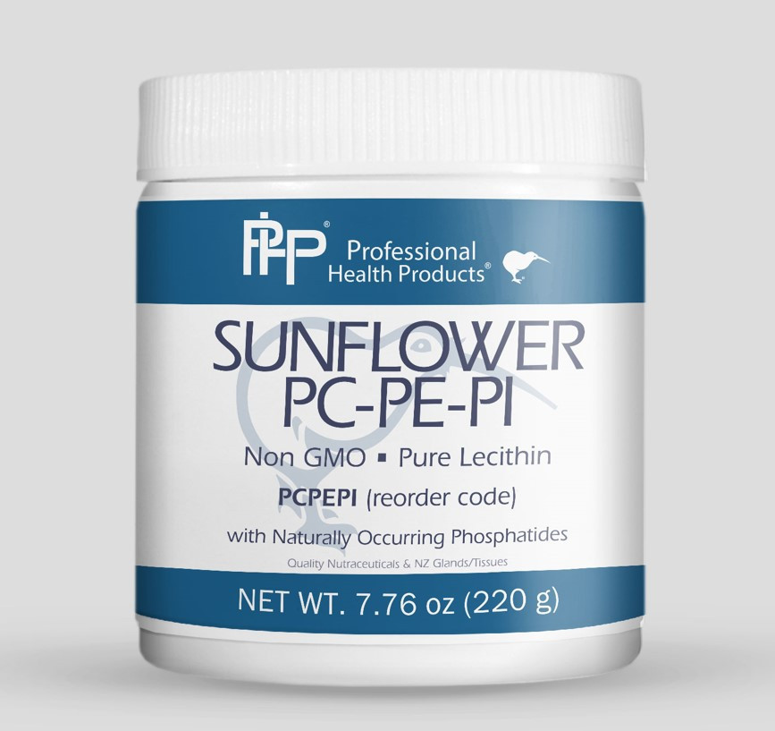 Professional Health Products / Sunflower PC PE PI / Соняшниковий лецитин без ГМО порошок 220 г, фото 1