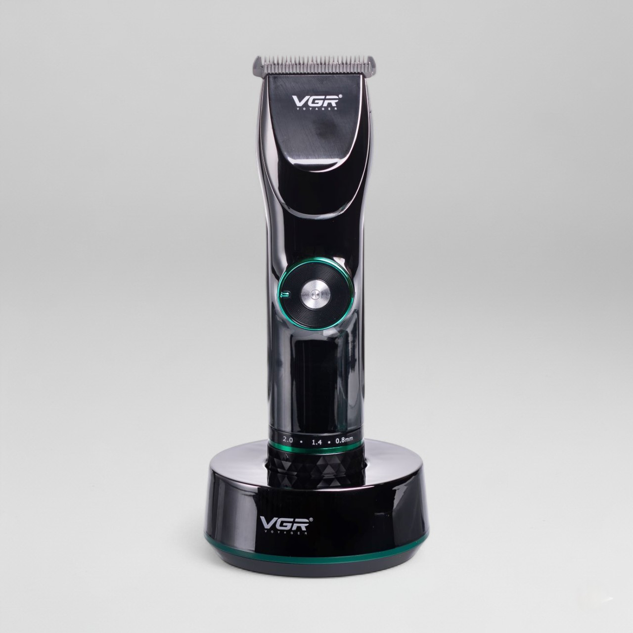 Професійна машинка для стрижки VGR V-256 з LED-дисплеєм і підставкою, фото 1