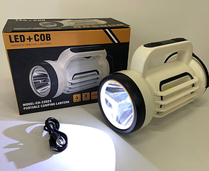 Потужний кемпінговий ліхтар туристичний ліхтарик акумуляторний CH-22023 вологозахистом IPX4 для кемпінгу