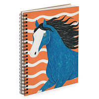 Блокнот Sketchbook (прямокут.) Синій кінь