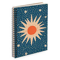 Блокнот Sketchbook (прямокут.) Зірки на синьому фоні