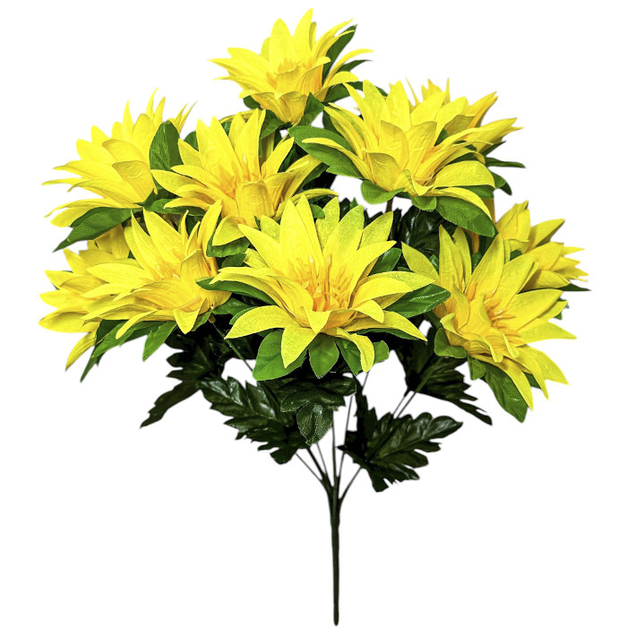 Штучні квіти букет жоржини Хюррем, 45см, фото 1