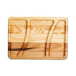 Дошка для подачі 35×25 см прямокутна на 3 секції T51W250 Доставка по Україні