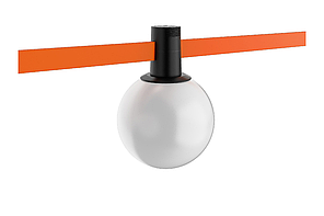 Світильник трековий 48V 7W 4000K чорний кут 180° для зонального освітлення