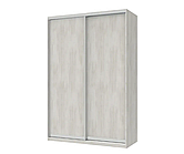 Шафа купе Doros Сіті Лайт 42002016 Біле дерево 150х60х225см (1782247110)