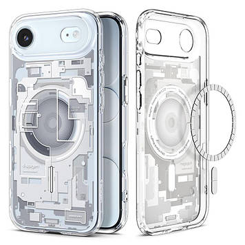 Чохол Spigen для iPhone 17 Air - Ultra Hybrid MAG, Zero One, White (ACS10318)