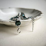 Срібний браслет Proba з топазом Лондон Блю, вага виробу 15,97 г (2190806) 1720 розмір, фото 2