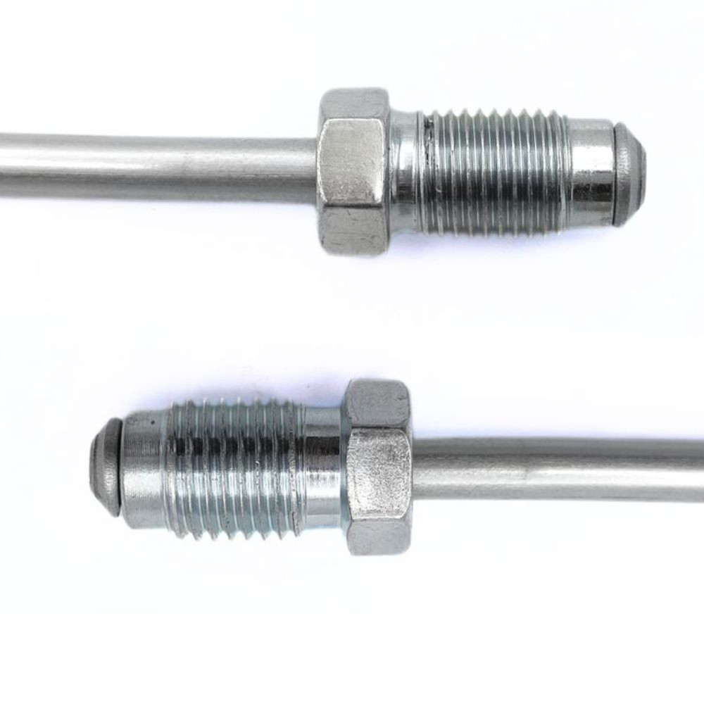 Сталева гальмівна трубка (L 3150мм) з наконечниками (109/114) - WP779Zn, фото 1