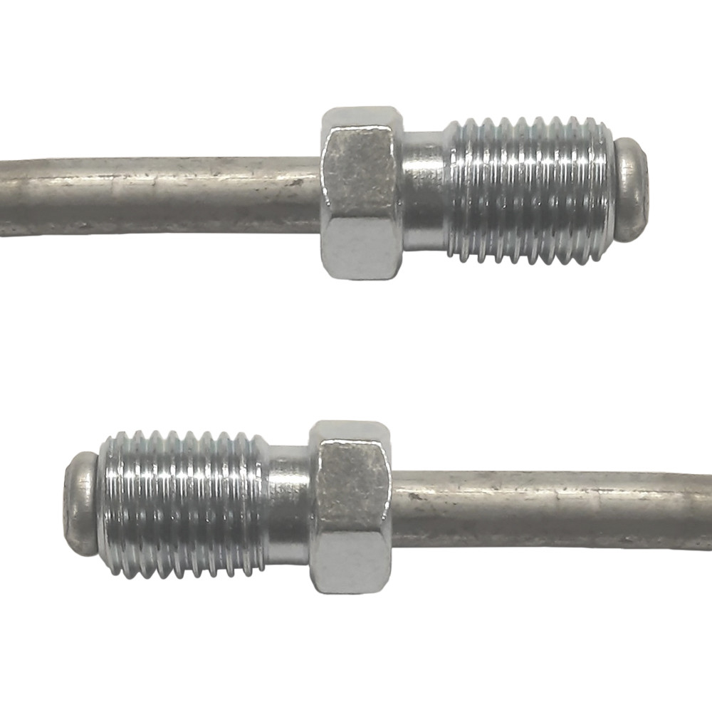 Сталева гальмівна трубка (L 750мм) з наконечниками (115/115) - WP278Zn, фото 1