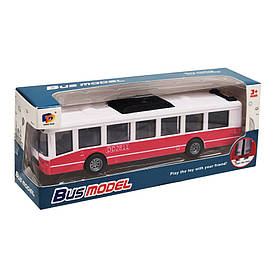 Дитячий інерційний автобус Bambi DD2813AC(Red-1) відчиняються двері, Toyman