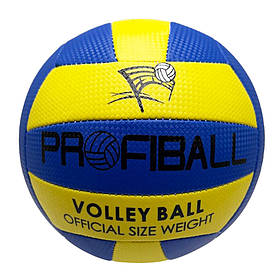 М'яч волейбольний "Profiball" Bambi EV-3159(Blue-Yellow-1) № 5, Toyman