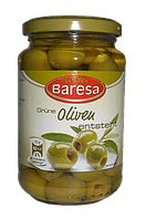 Оливки зеленые без косточек Baresa 330 ml Италия