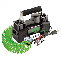 EHA Автокомпресор двопоршневий на клеми АКБ Uragan 90170 компресор для накачування шин авто R13-R21 85л/хв 10 Атм