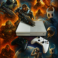 Xbox One S 500 ГБ + Game Pass на 3 місяці, 2 джойстики, ігрова приставка, консоль ігрова, приставка Гарантія