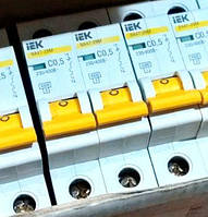 Автомат вимикач однополюсний 0,5А ВА47-29 С