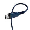 Кабель USB/Type-C 1 м Hoco X59 3 А синій, фото 2