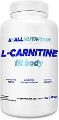 L-Карнітин AllNutrition Fit Body Capsules, 120 капсул 530 мг