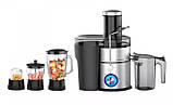 Новий німецький багатофункціональний соковитискач (4 в 1) Royalty Line RL-PJ19003 з Німеччини з гарантією, фото 4