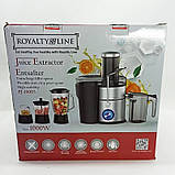Новий німецький багатофункціональний соковитискач (4 в 1) Royalty Line RL-PJ19003 з Німеччини з гарантією, фото 5