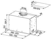 Вытяжка Franke Box Flush EVO FBFE BK MATT A52 (305.0665.364)