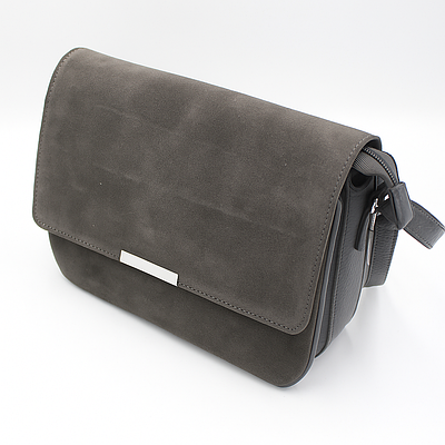 Сумка жіноча чорна крос-боді (524)