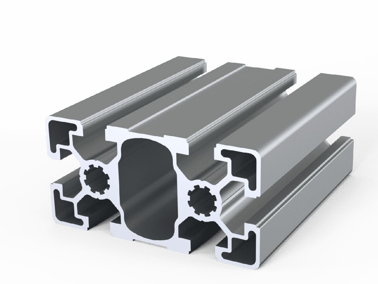 Профіль алюмінієвий верстатний 45х90 мм T-track без покриття, фото 1