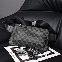 Чоловіча сумка-бананка повсякденна карта, барсетка для чоловіків