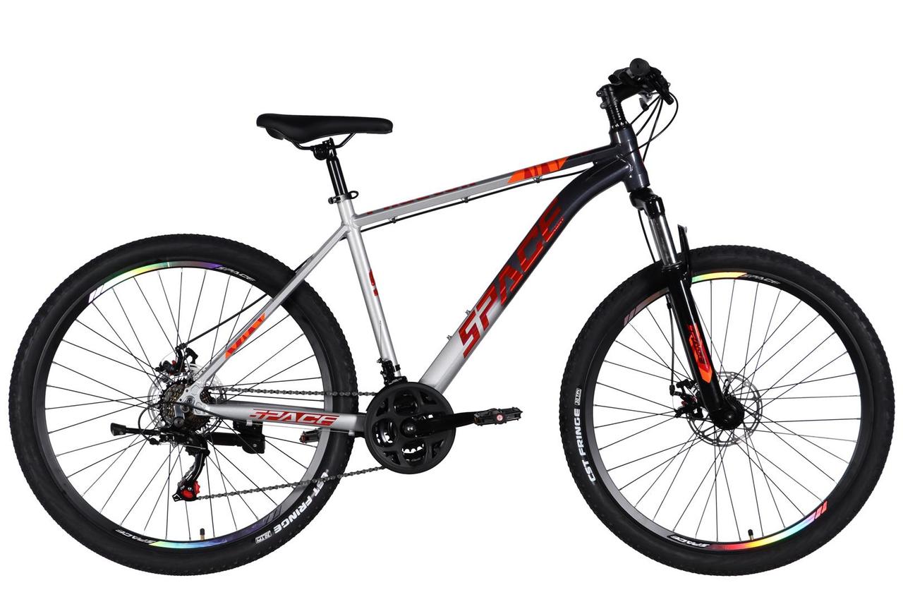 Велосипед AL 27.5" SPACE PHAETON DD FR рама-19" сіро-сріблястий 2026