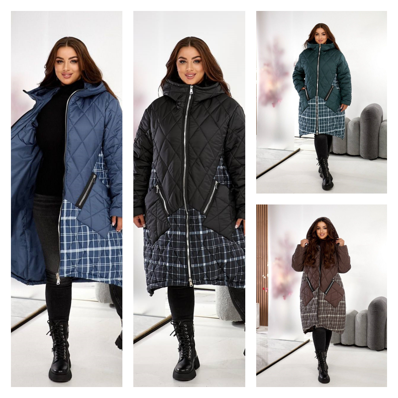 Жіноча куртка силікон батал, фото 1