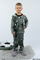 Піжама дитяча для хлопчика махра тепла