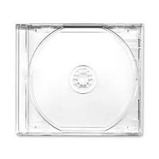 Бокс для 1-CD диска Jewel Clear case, прозорий трей (DELUX)