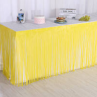 Дощик широкий на стіну та стіл 74 см на 274 см жовтий