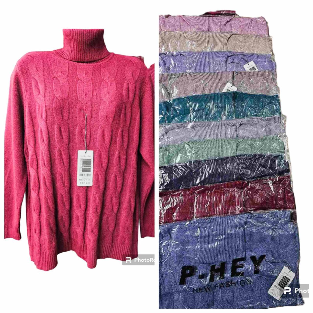 Жіночий теплий гольфик "P-HEY" Art: 543 Розмір 52-56, фото 1