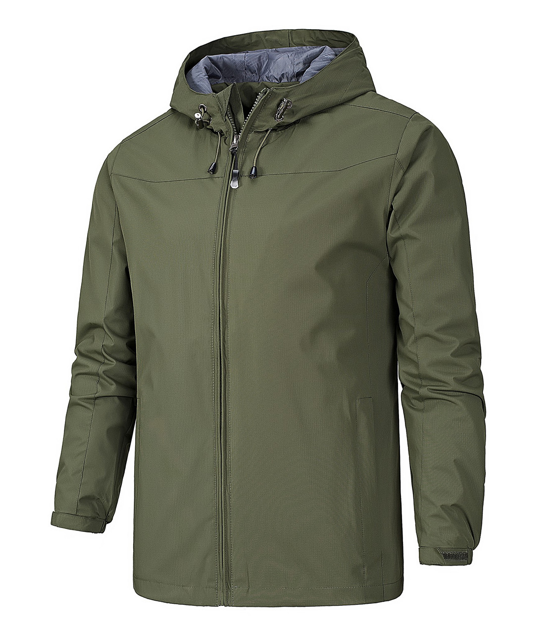 Жіноча вітрівка, легка водовідштовхувальна куртка Solve для весни та осені, олива KT7002211 Розмір - XS, фото 1